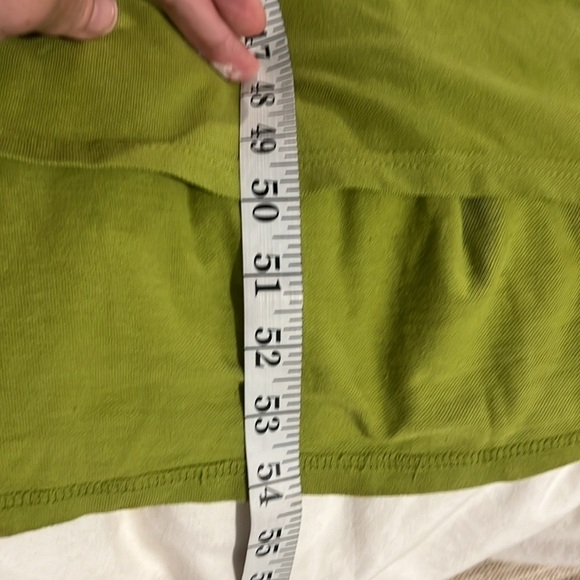 MO Fashion,Gorgeous Lime Green Lagenlook Shark-Bite Hem, Dress,EUC,Size Small - Picture 9 of 10